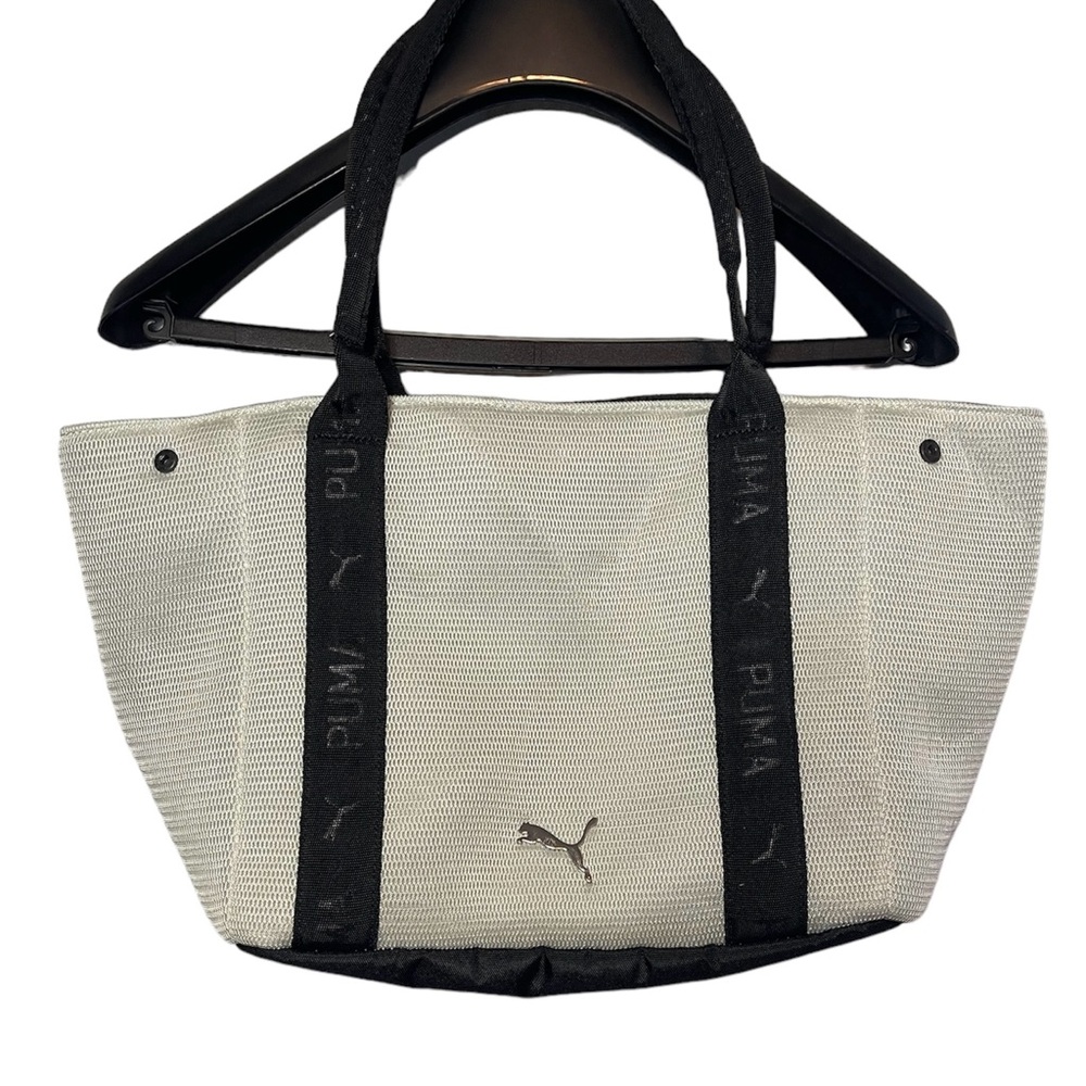 PUMA Duffle Black & White Tote Bag